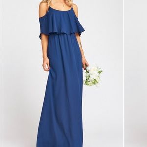 Navy Maxi Dress (Bridesmaids Dress)